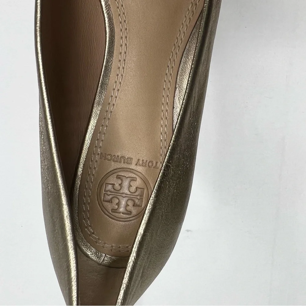 Tory Burch Gold‎ Toe Cap Flats